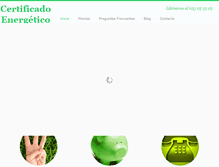 Tablet Screenshot of certificadoenergeticonavarra.com